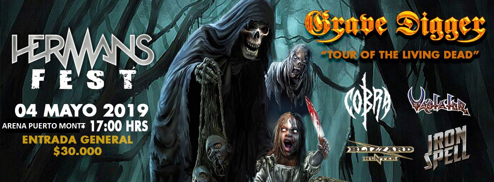 HERMANS FEST 2019 – GRAVE DIGGER en Puerto Montt