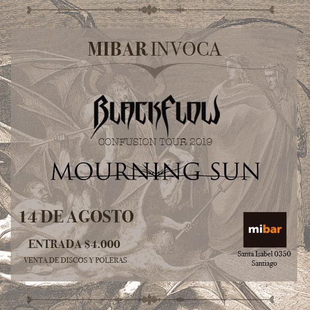 BLACK FLOW & MOURNING SUN – Noche de Doom Metal en Santiago