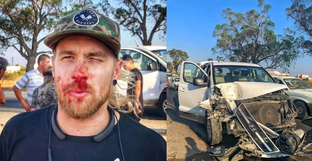 ¡Todos los miembros de SABATON envueltos en accidente automovilístico!