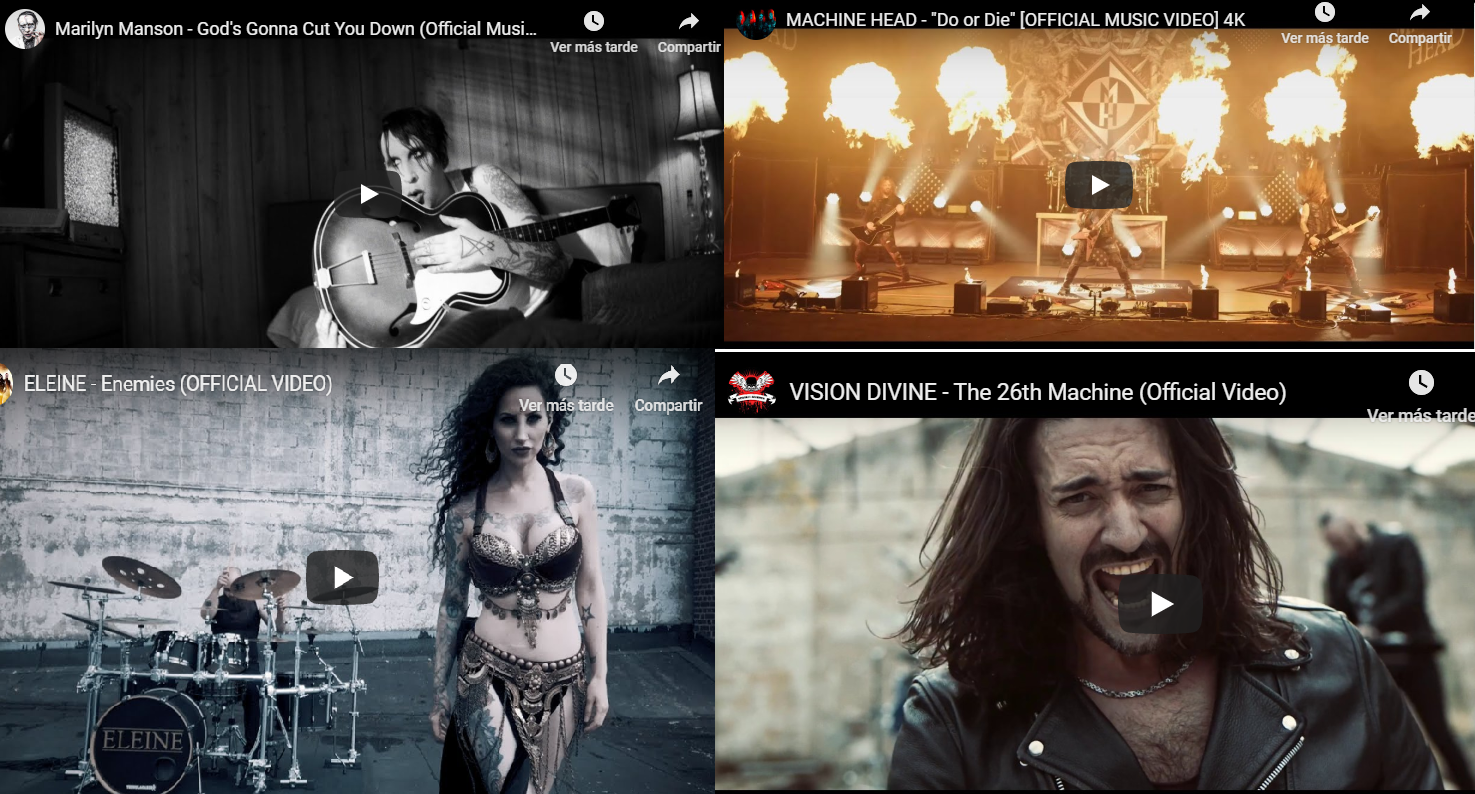 Ronda de Videoclips – OCTUBRE 2019 Ronda de Videoclips – OCTUBRE 2019