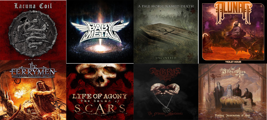 Viernes de Estrenos: LACUNA COIL, BABYMETAL, THE FERRYMEN, LIFE OF AGONY, y más…