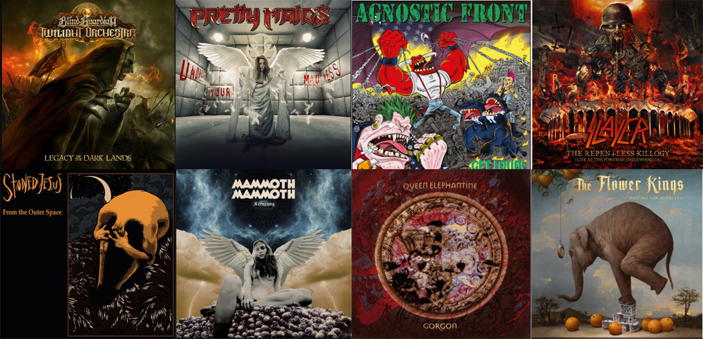 Viernes de Estrenos: BLIND GUARDIAN TWILIGHT ORCHESTRA, THE DARK ELEMENT, SLAYER, AGNOSTIC FRONT, PRETTY MAIDS, y más…