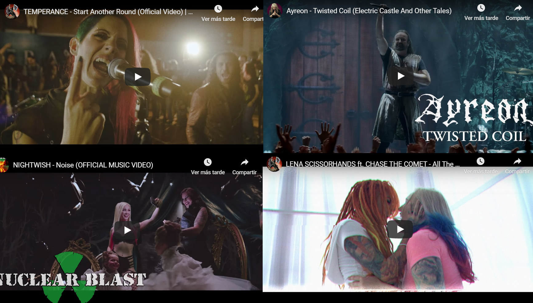 Ronda de Videoclips – FEBRERO 2020 Ronda de Videoclips – FEBRERO 2020