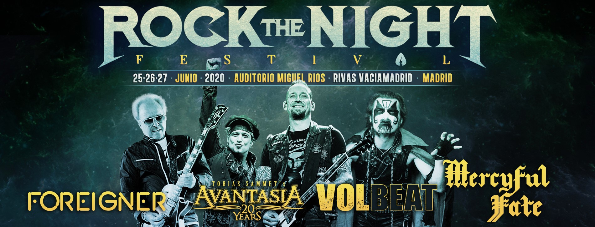 El Festival Rock The Night en España cancela la edición 2020.