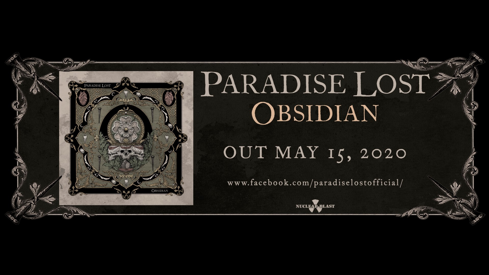 Paradise Lost nos adelanta “Fall From Grace”, de su próximo álbum “OBSIDIAN”