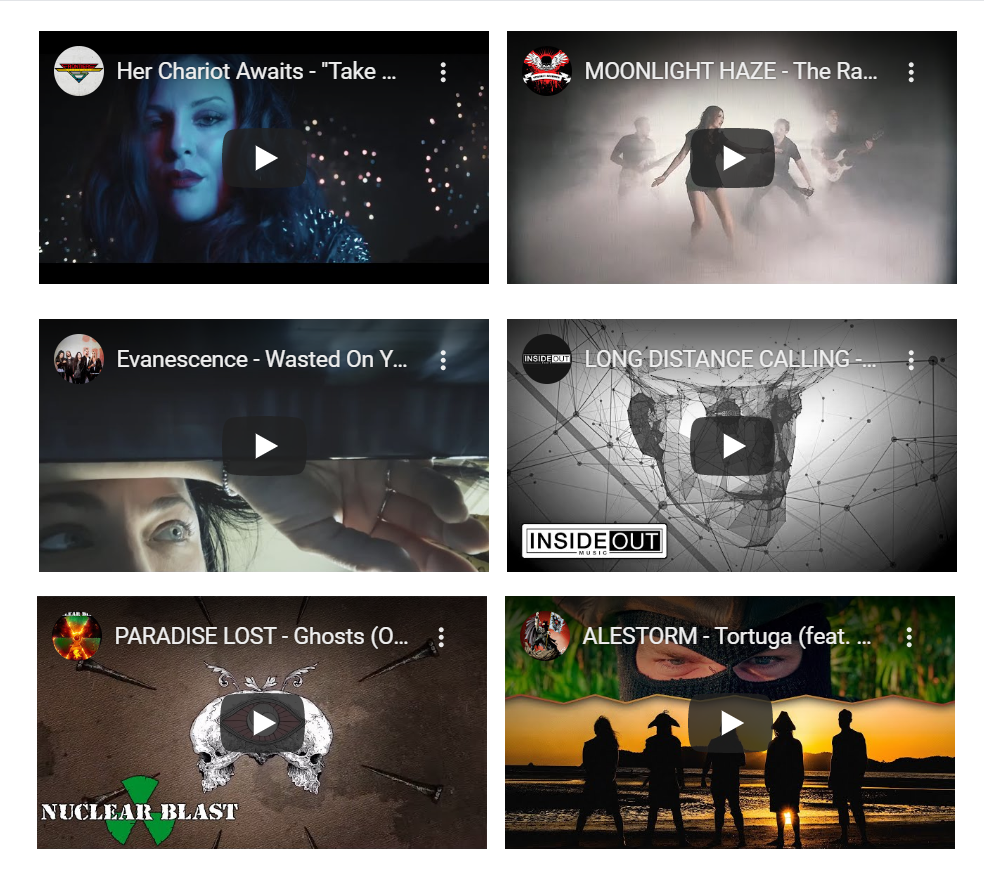 Ronda de Videoclips – ABRIL 2020