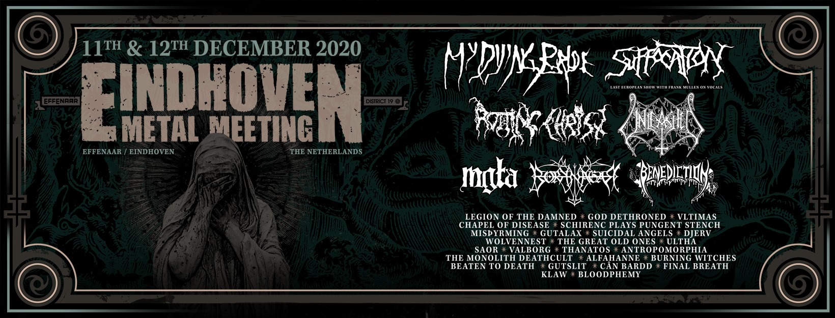 Eindhoven Metal Meeting anuncia cartel definitivo para este 2020. Eindhoven Metal Meeting anuncia cartel definitivo para este 2020.
