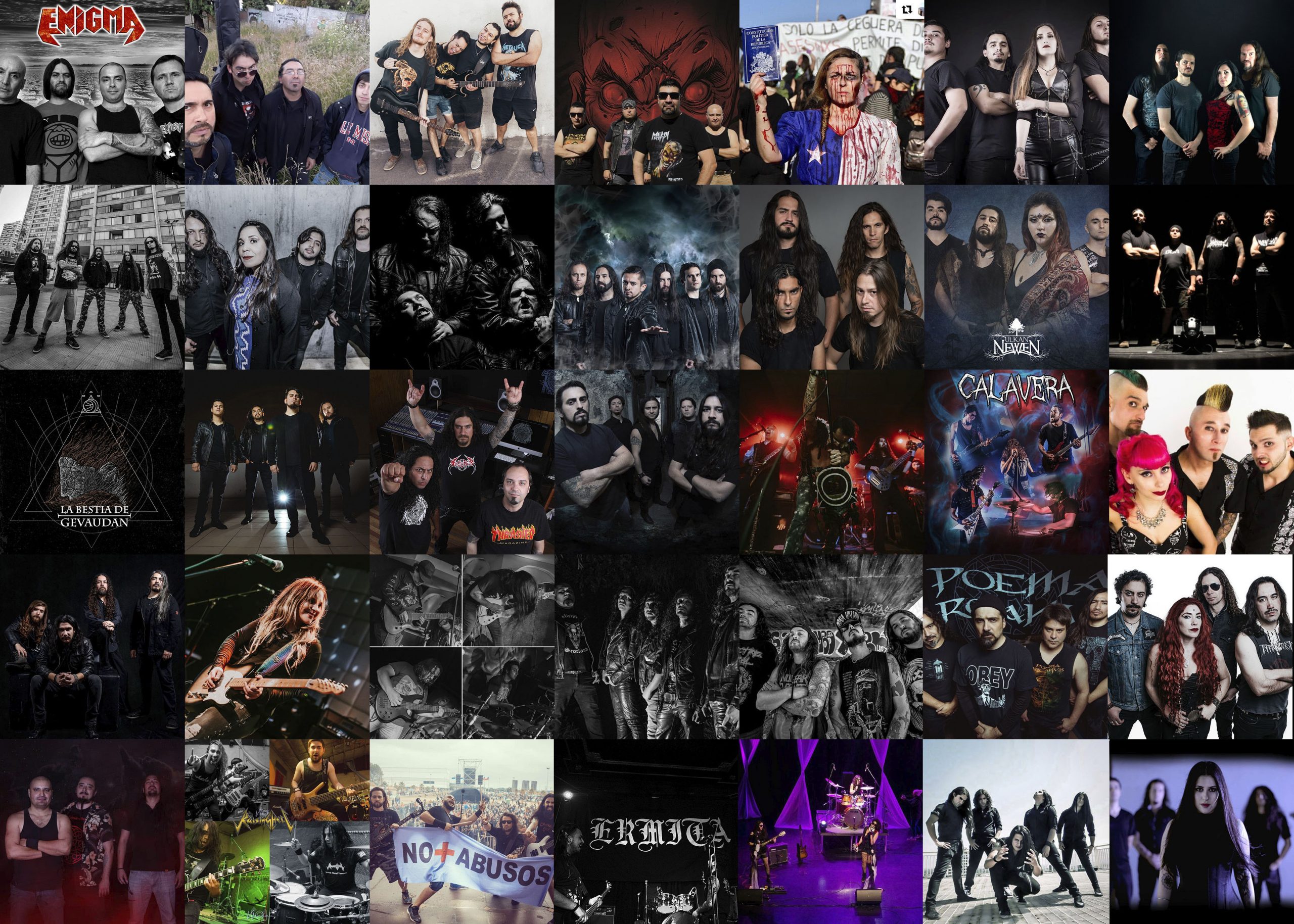 Rock y Metal Chileno en tiempos de Pandemia: El testimonio de 35 músicos.