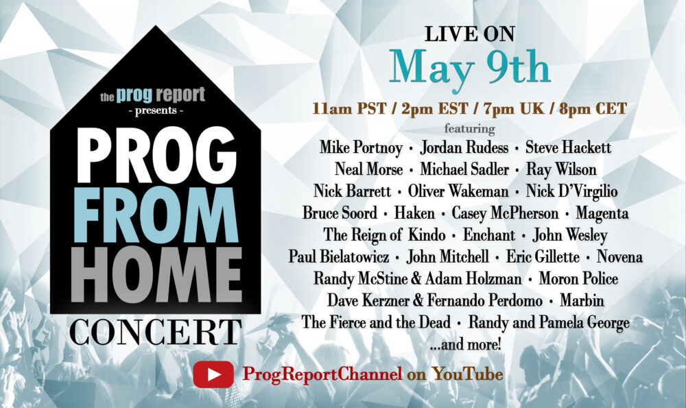 Grandes artistas del progresivo reunidos en streaming especial “Prog From Home” Grandes artistas del progresivo reunidos en streaming especial “Prog From Home”