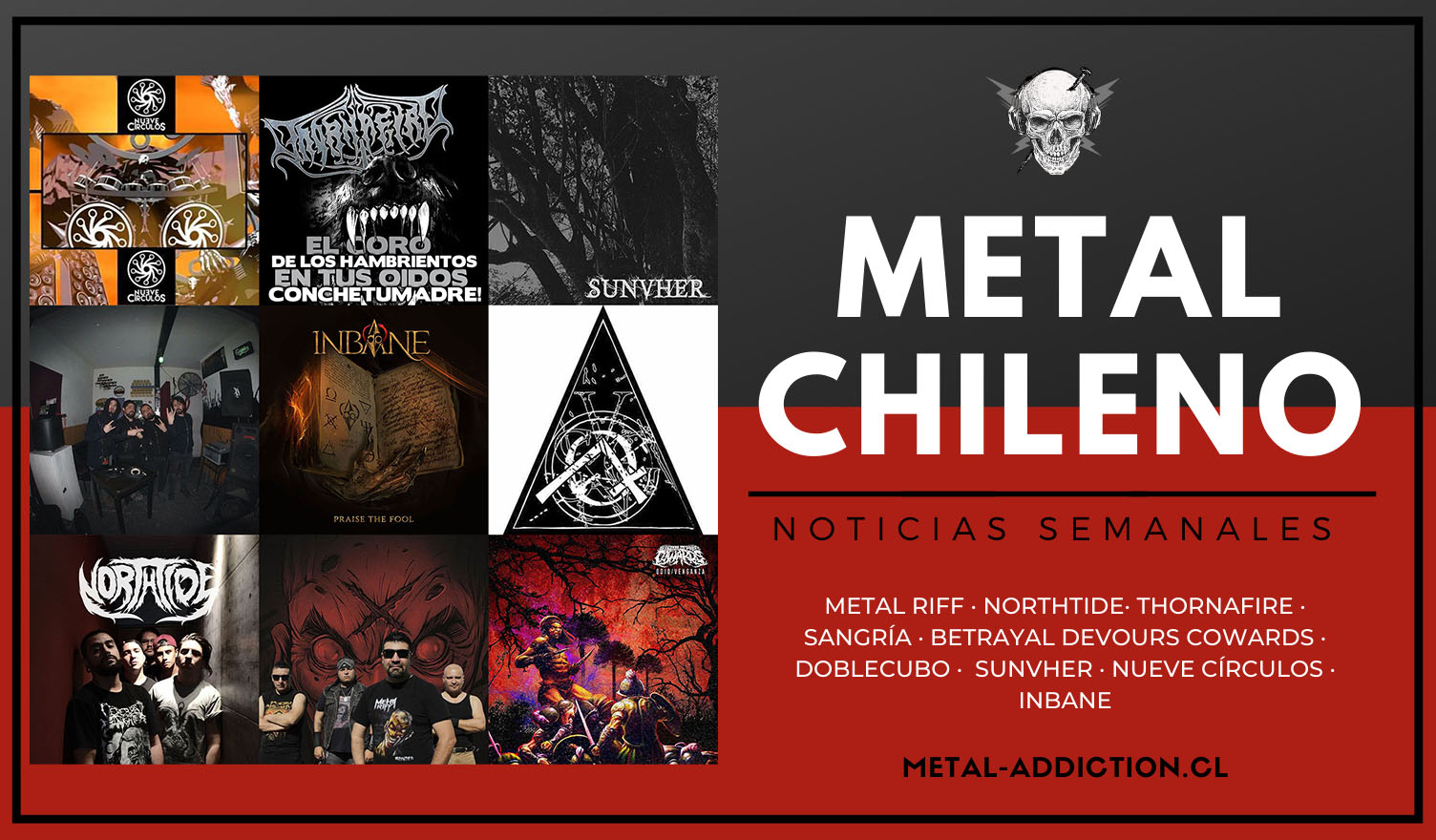 Novedades Rock & Metal Chileno: 19 al 26 de Junio Novedades Rock & Metal Chileno: 19 al 26 de Junio