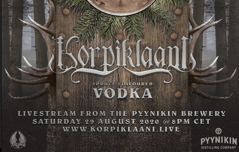 KORPIKLAANI anuncia su propio vodka y livestreaming para agosto
