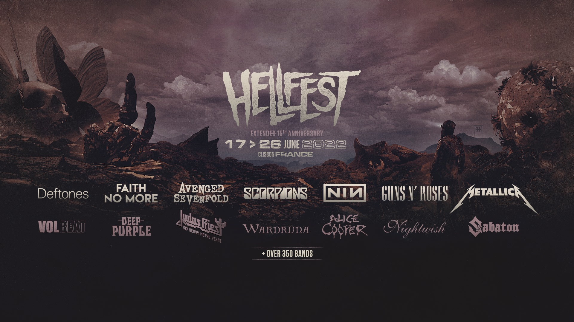 HELLFEST anuncia su cartel completo para el 2022