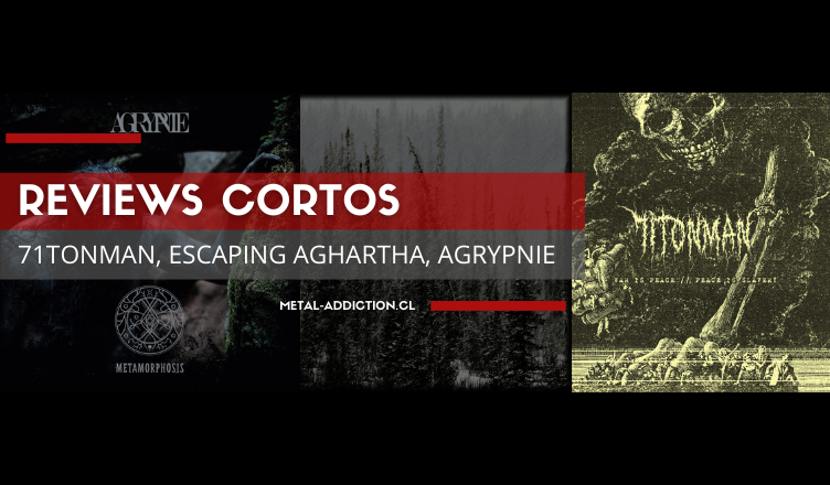 REVIEWS CORTOS: 71TONMAN – ESCAPING AGHARTHA – AGRYPNIE