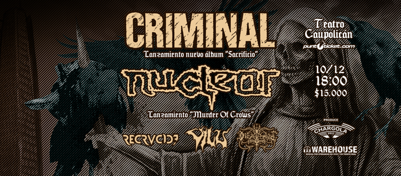SACRIFICIO DE CUERVOS – Show en Vivo