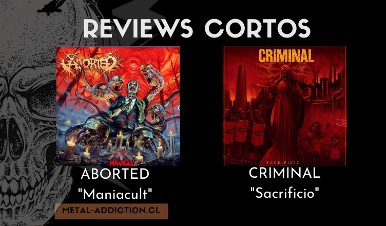 REVIEWS CORTOS: CRIMINAL / ABORTED REVIEWS CORTOS: CRIMINAL / ABORTED