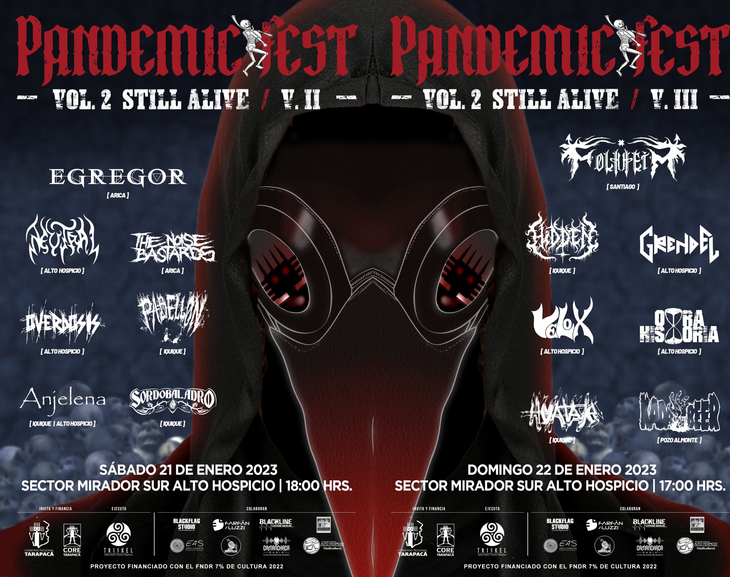 PANDEMIC FEST CHILE 2023: 2 DÍAS DEL MEJOR ROCK Y METAL PANDEMIC FEST CHILE 2023: 2 DÍAS DEL MEJOR ROCK Y METAL