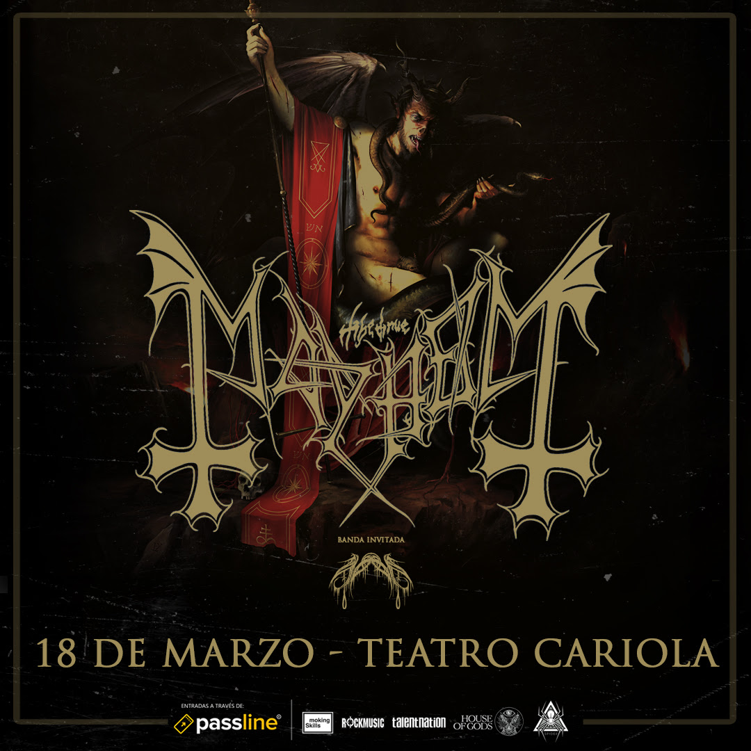 <strong>Mayhem vuelve a Chile: 18 de marzo en Teatro Cariola</strong>