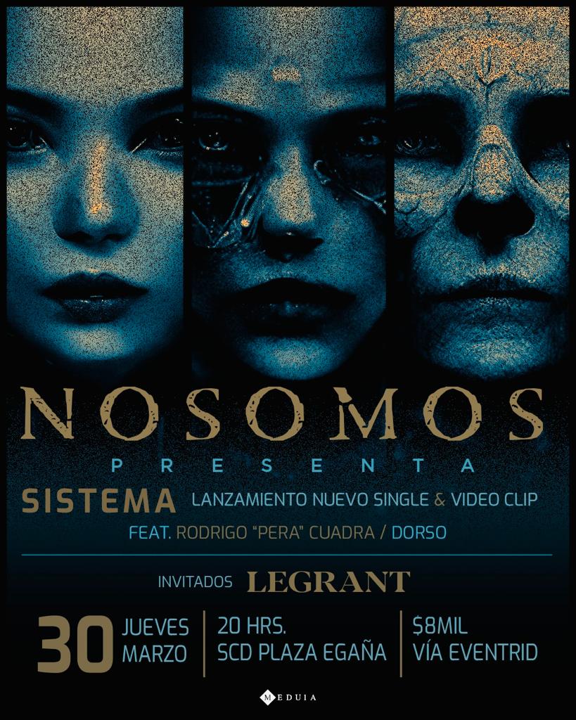 <strong>NoSomos anuncia show de lanzamiento de su nuevo single  “Sistema” y Video clip con nueva formación</strong>