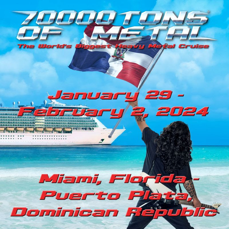 70000TONS OF METAL 2024: Cabinas disponibles desde el martes 27 de junio de 2023 70000TONS OF METAL 2024: Cabinas disponibles desde el martes 27 de junio de 2023