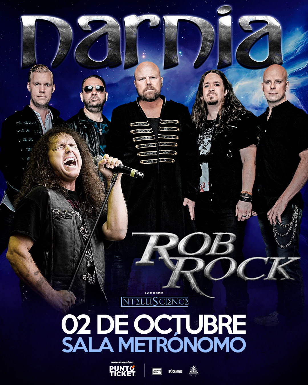 Narnia regresa a Chile junto a Rob Rock: 2 de octubre