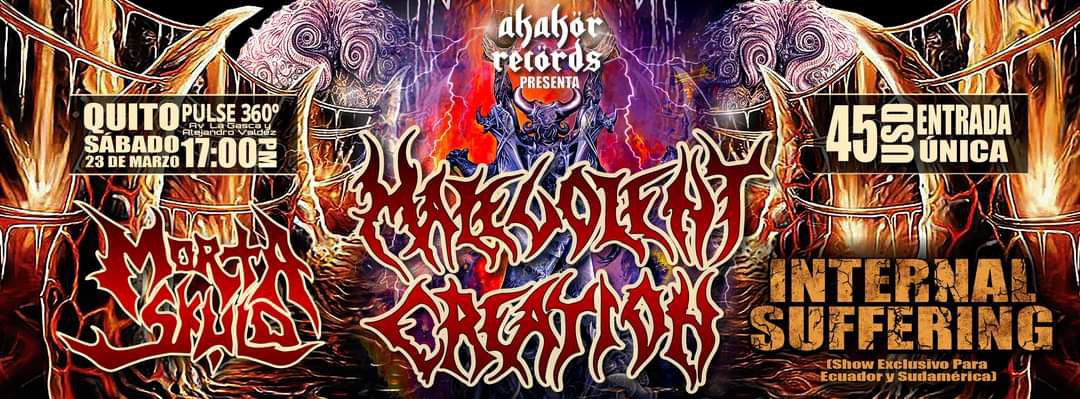 Malevolent Creation en Quito-Ecuador