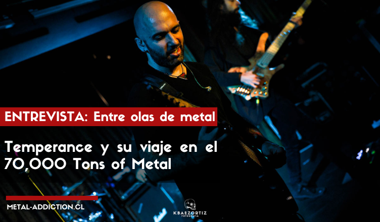 ENTREVISTA: Entre olas de metal – Temperance y su viaje en el 70,000 Tons of Metal