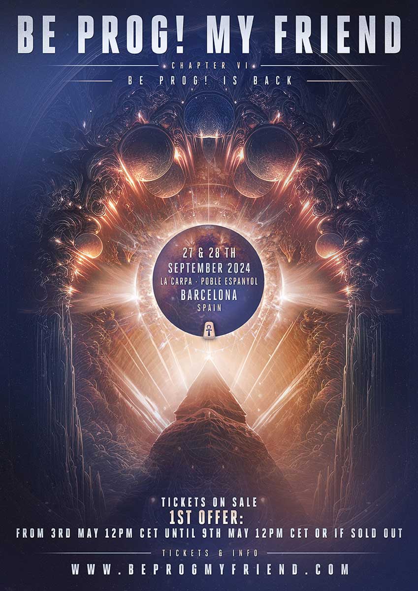 Be Prog My Friend! Anuncia su triunfal regreso a Barcelona en Septiembre!