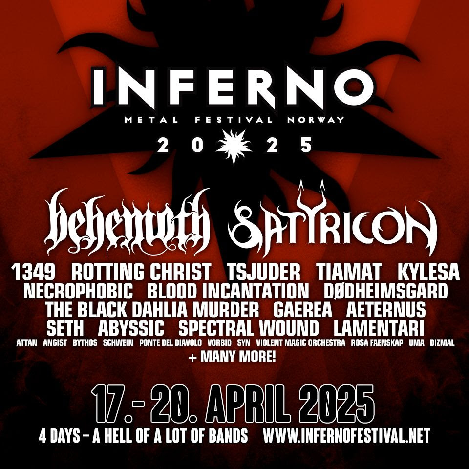 Satyricon, Rotting Christ y más confirmados para el Inferno Metal Festival 2025