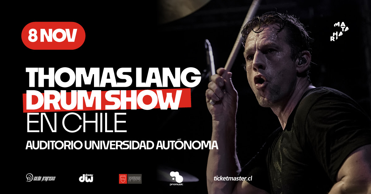 ¡Por primera vez en Chile, Thomas Lang en un Drum Show + Clinic + Drum Camp! ¡Por primera vez en Chile, Thomas Lang en un Drum Show + Clinic + Drum Camp!