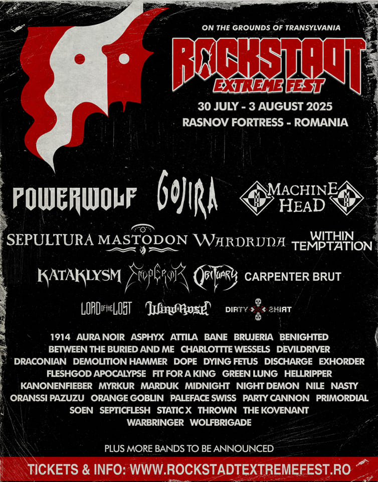 Rockstadt Extreme Fest 2025: 40 bandas se suman al cartel