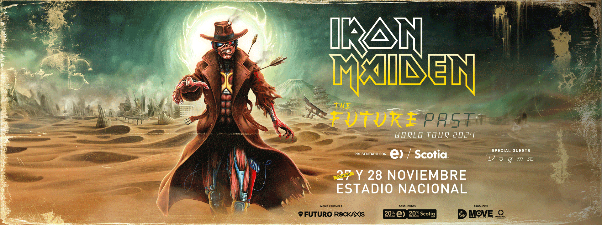 IRON MAIDEN EN CHILE 2024: Disfruta aquí del Setlist completo.