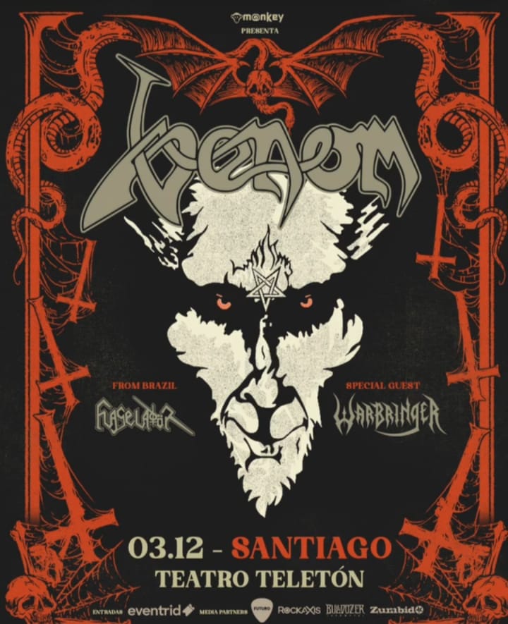 Maratón de Thrash Metal liderada por Venom, tiene nuevo invitado