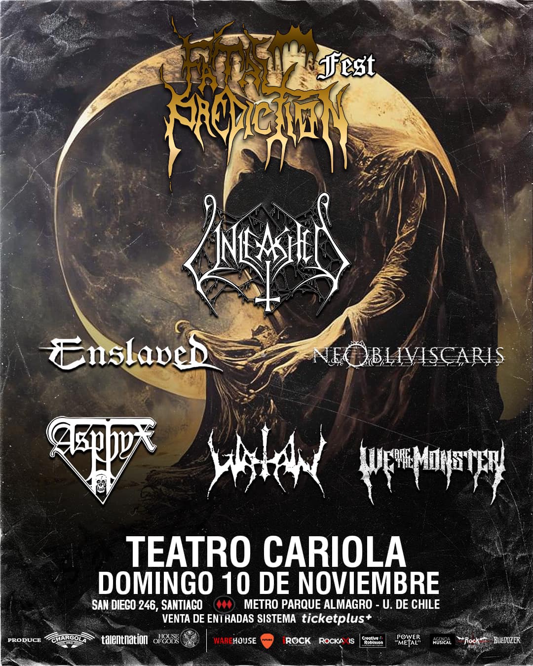 Nace Fatal Prediction Fest: Un nuevo capítulo en la historia del metal chileno