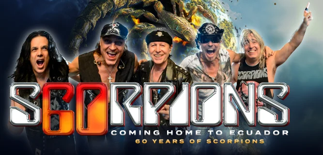 Scorpions en Ecuador: “Coming Home to Ecuador” en Quito el 3 de mayo
