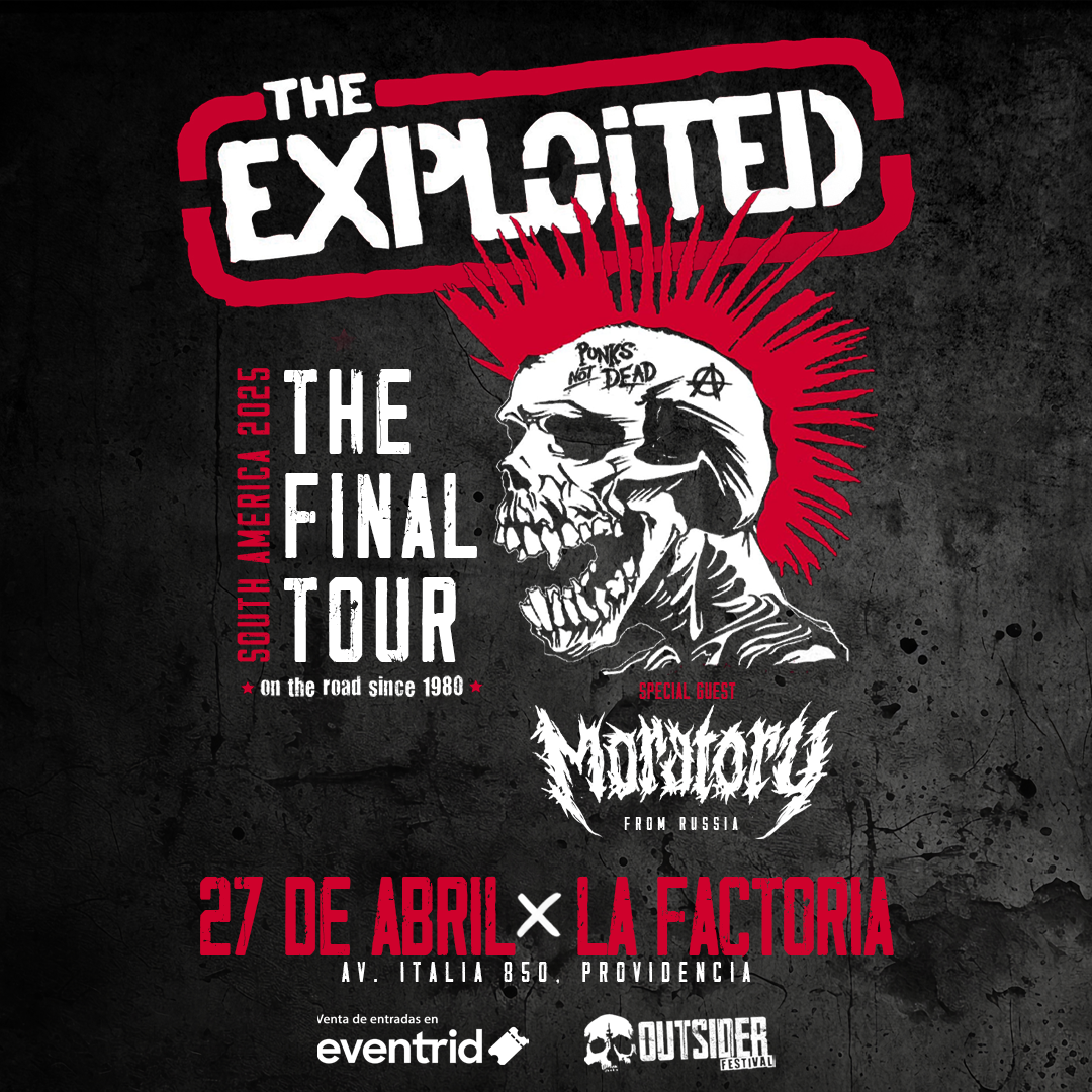 THE EXPLOITED llega a Chile con su gira de despedida