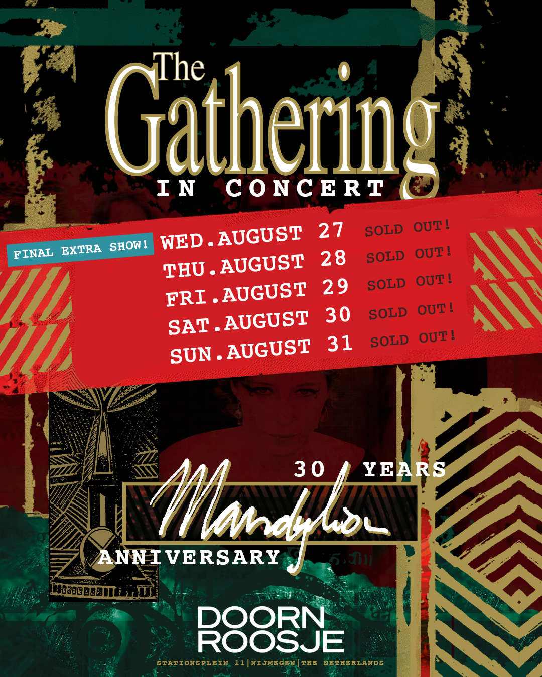 The Gathering agota las entradas para su gira de aniversario de “Mandylion” en Holanda