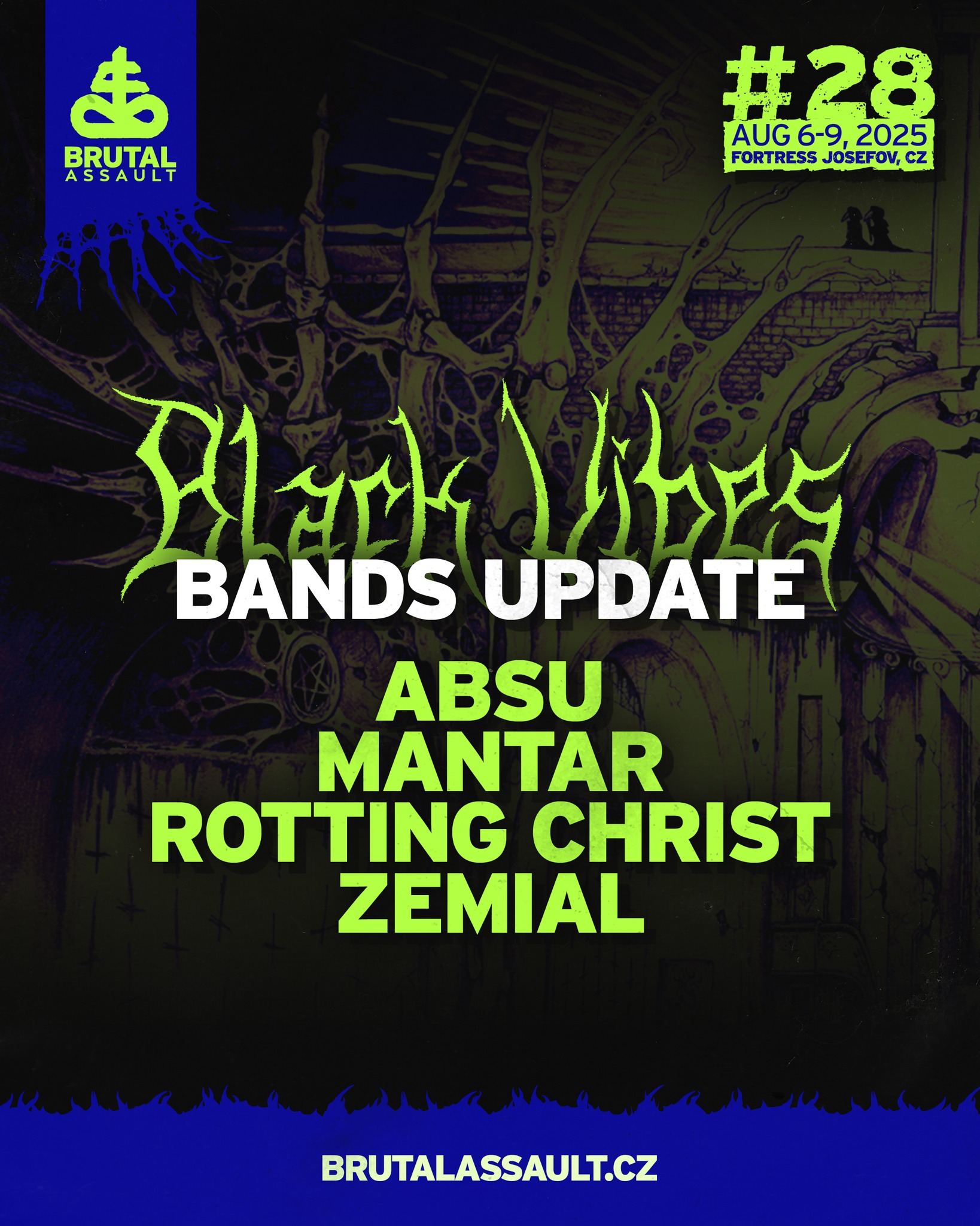 Brutal Assault 2025: se agregan nuevos nombres Black