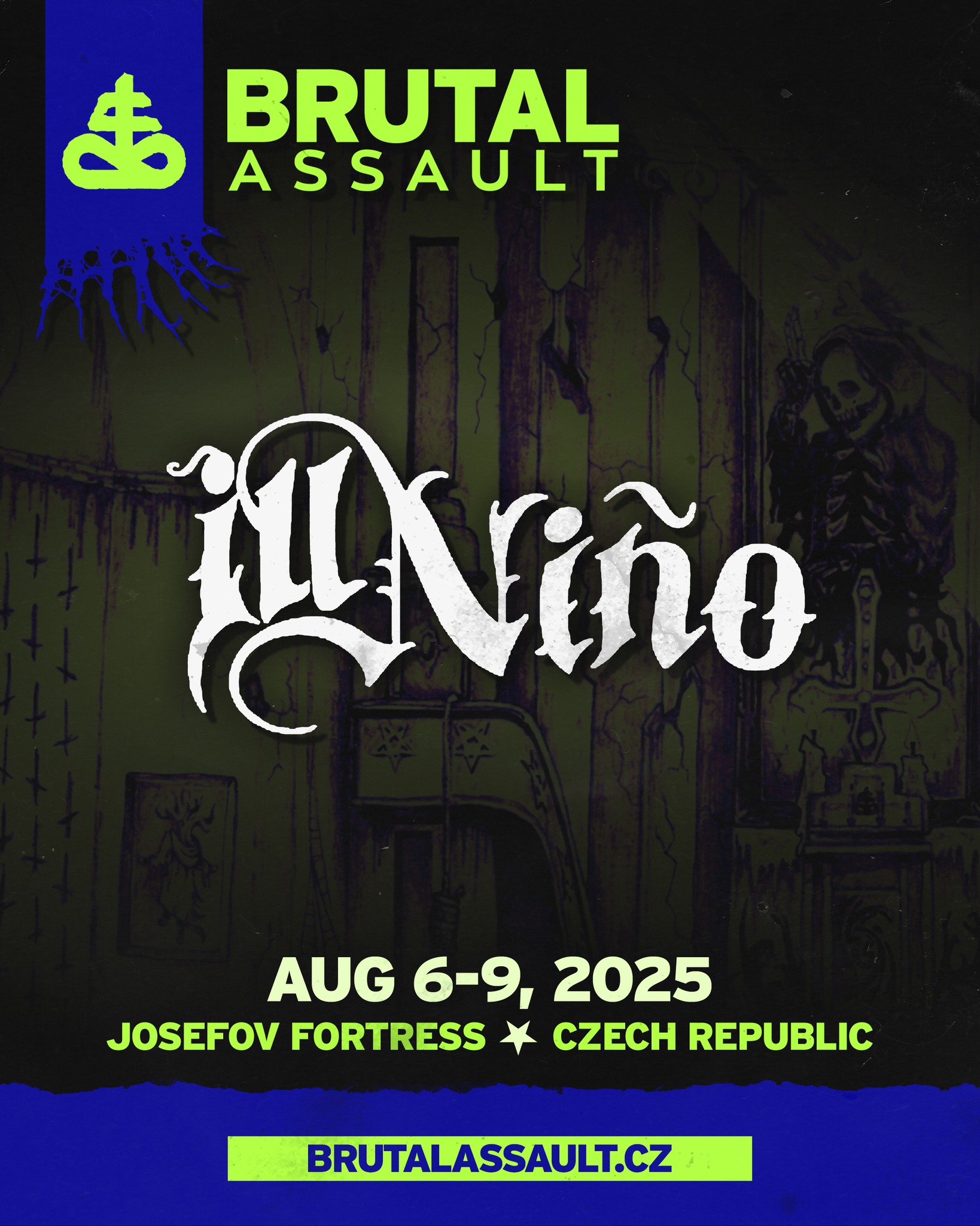 ¡Ill Niño se une al Brutal Assault 2025! DevilDriver cancela su actuación