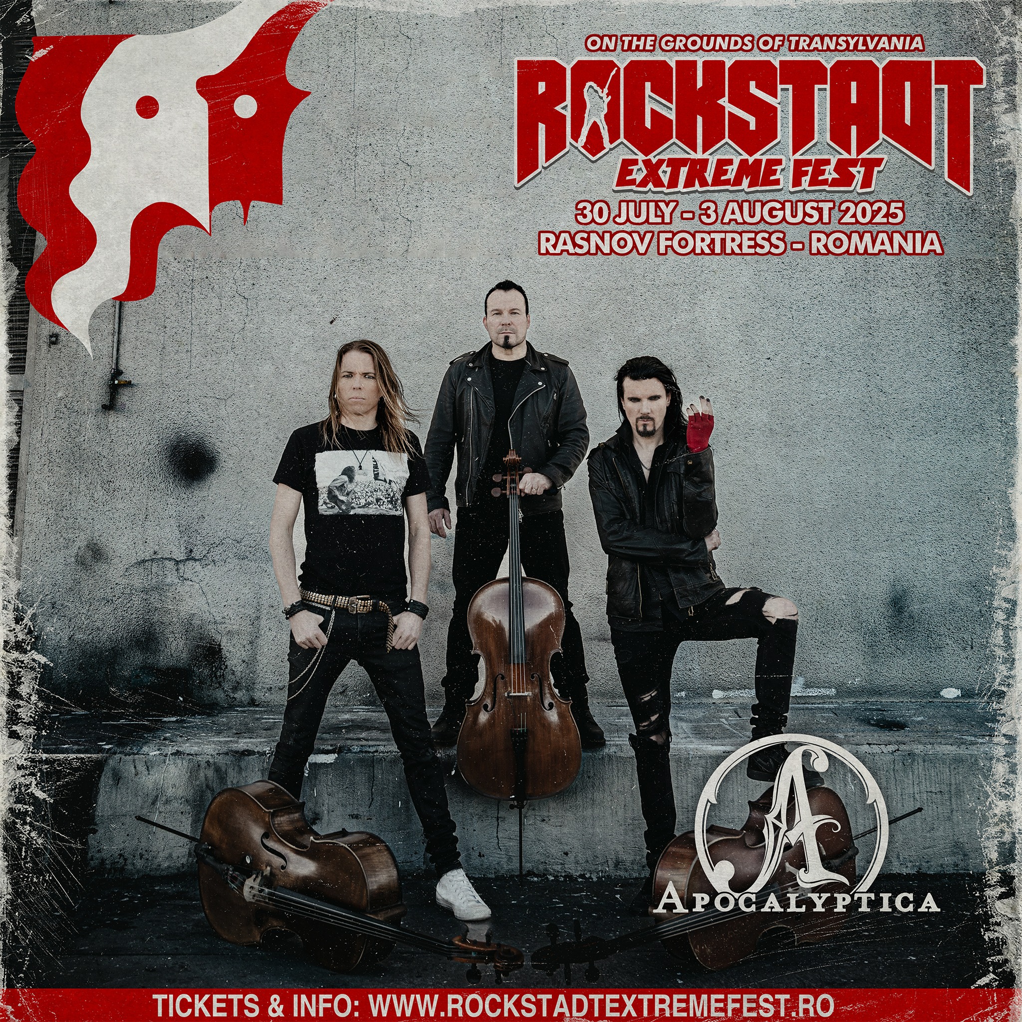 Apocalyptica interpretará íntegramente el álbum “Metallica” en Rockstadt Extreme Fest