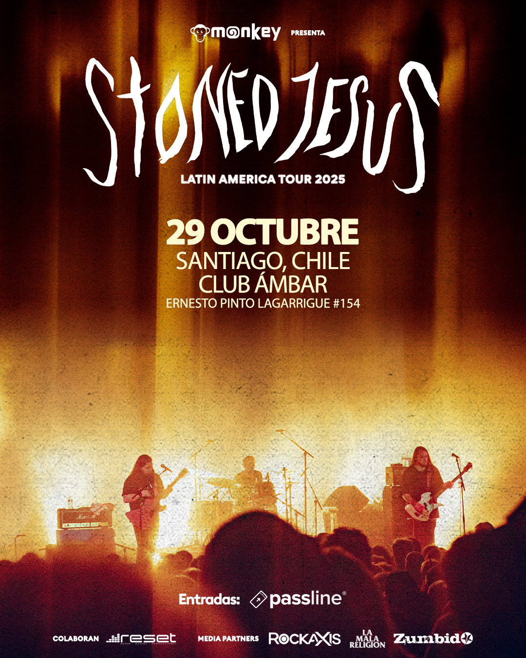 STONED JESUS REGRESA A CHILE EN OCTUBRE DE 2025