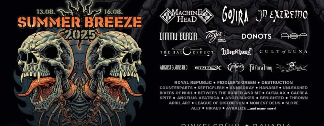 Lineup explosivo en Summer Breeze 2025: Machine Head, Gojira, Blind Guardian y más