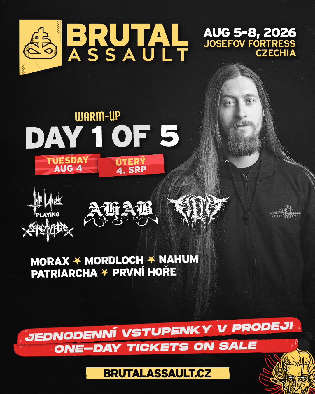 El Brutal Assault 2026 arranca desde el martes: Culto a Sarcófago, doom abisal y el tradicional Warm-Up Party