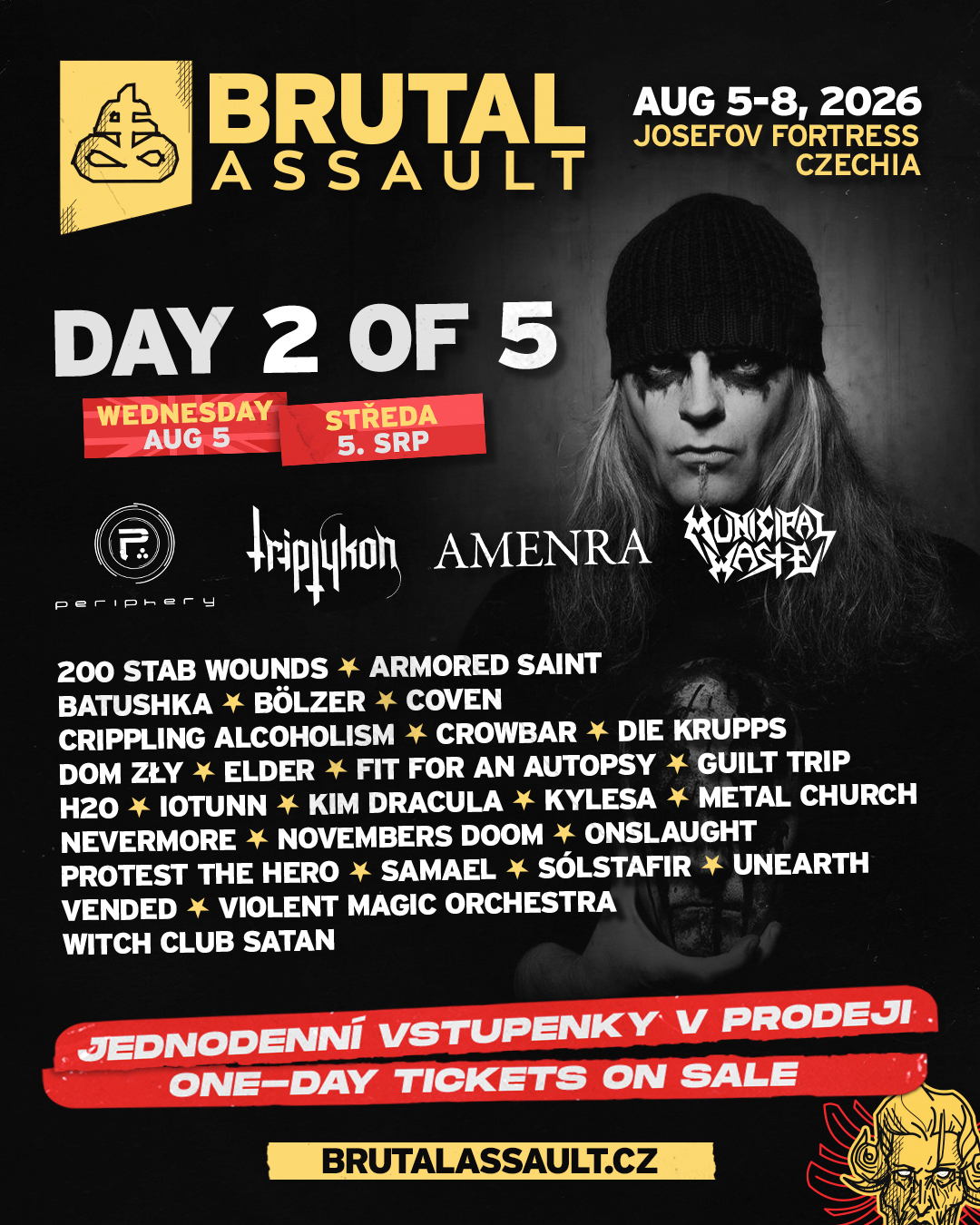 El Brutal Assault arranca con toda la artillería: Debut de Periphery, el regreso de Triptykon y caos crossover con Municipal Waste