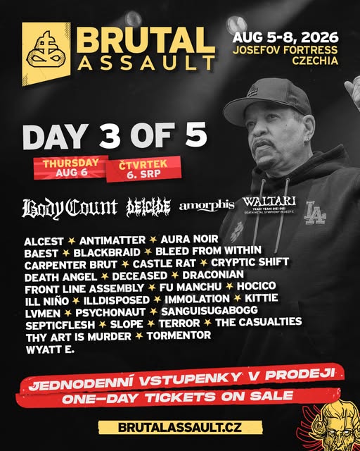 ¡El jueves del Brutal Assault desata la locura! Crossover histórico, death metal blasfemo y una sinfonía extrema