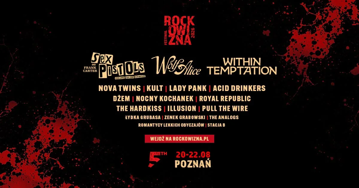 Rockowizna Festiwal 2026 en Poznań: Within Temptation encabeza tres días de rock en la pista de un aeropuerto Rockowizna Festiwal 2026 en Poznań: Within Temptation encabeza tres días de rock en la pista de un aeropuerto